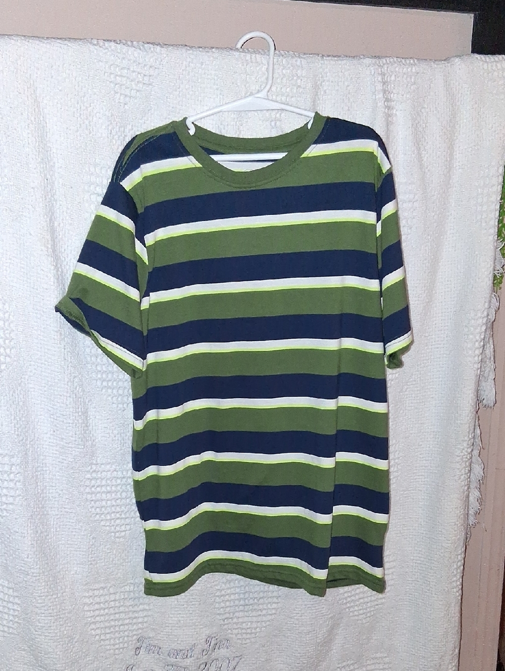 Wonder Nation Husky Boys Striped Tshirt